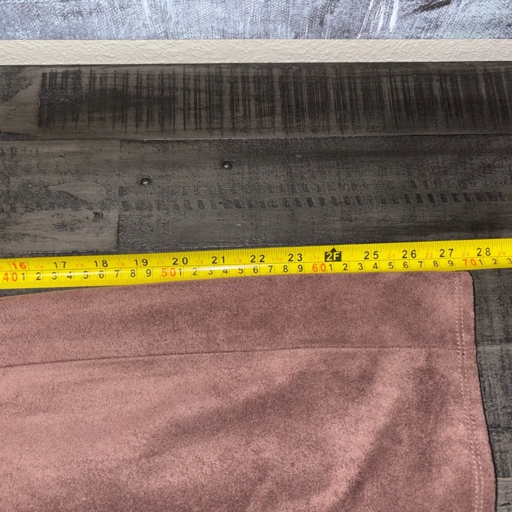 BCBGMAXAZRIA "Darra" Faux Suede A-Line Dress SZ 8 - Picture 12 of 12
